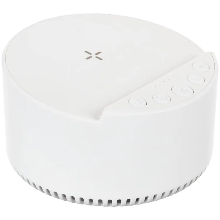 Bluetooth-колонка с беспроводной зарядкой relaxTime, белая арт.17359.60