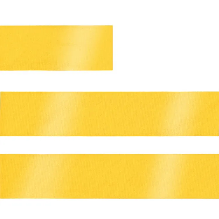Лента сатиновая Satin 20 XL, желтая, 190 см арт.18703.80.190cm
