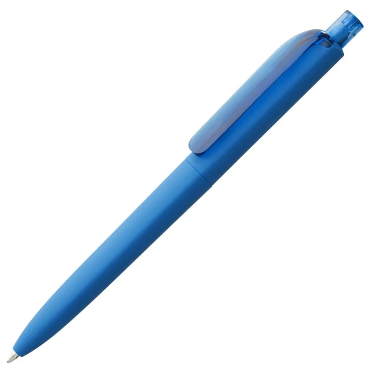 Ручка шариковая Prodir DS8 PRR-T Soft Touch, голубая арт.6075.44