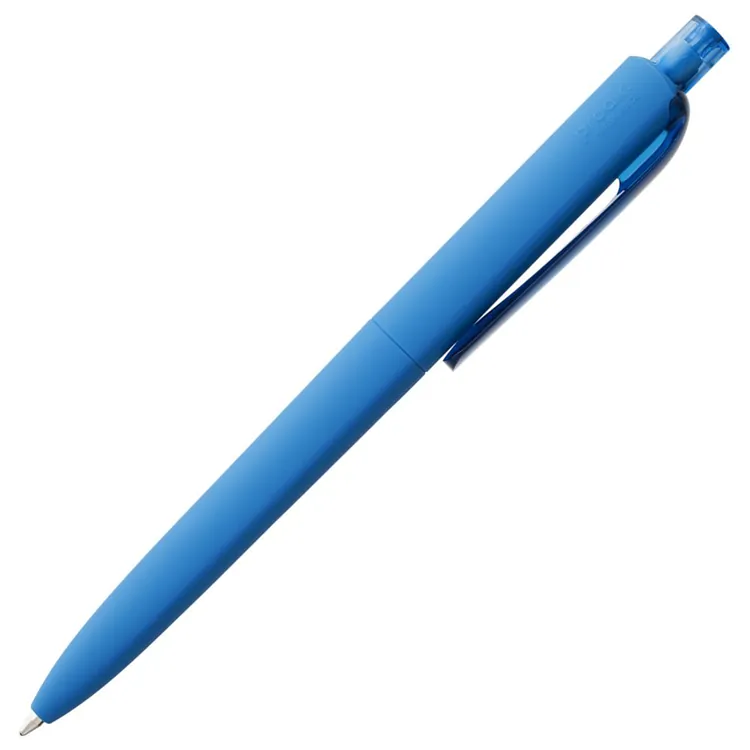 Ручка шариковая Prodir DS8 PRR-T Soft Touch, голубая арт.6075.44