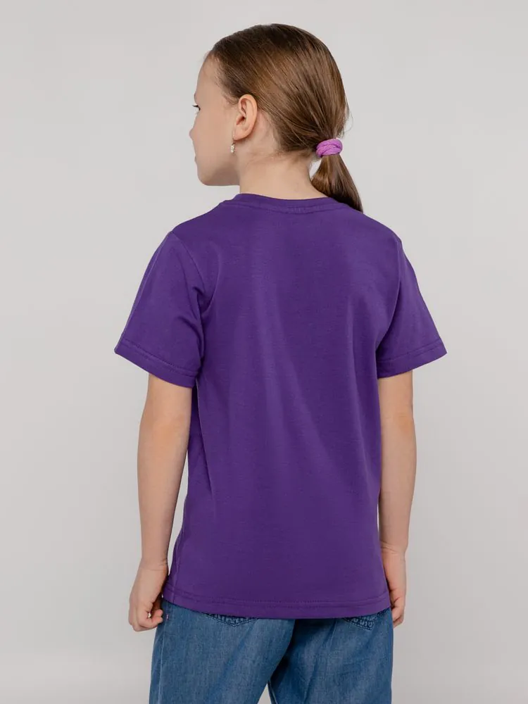 Футболка детская T-Bolka Kids, фиолетовая арт.2504.77