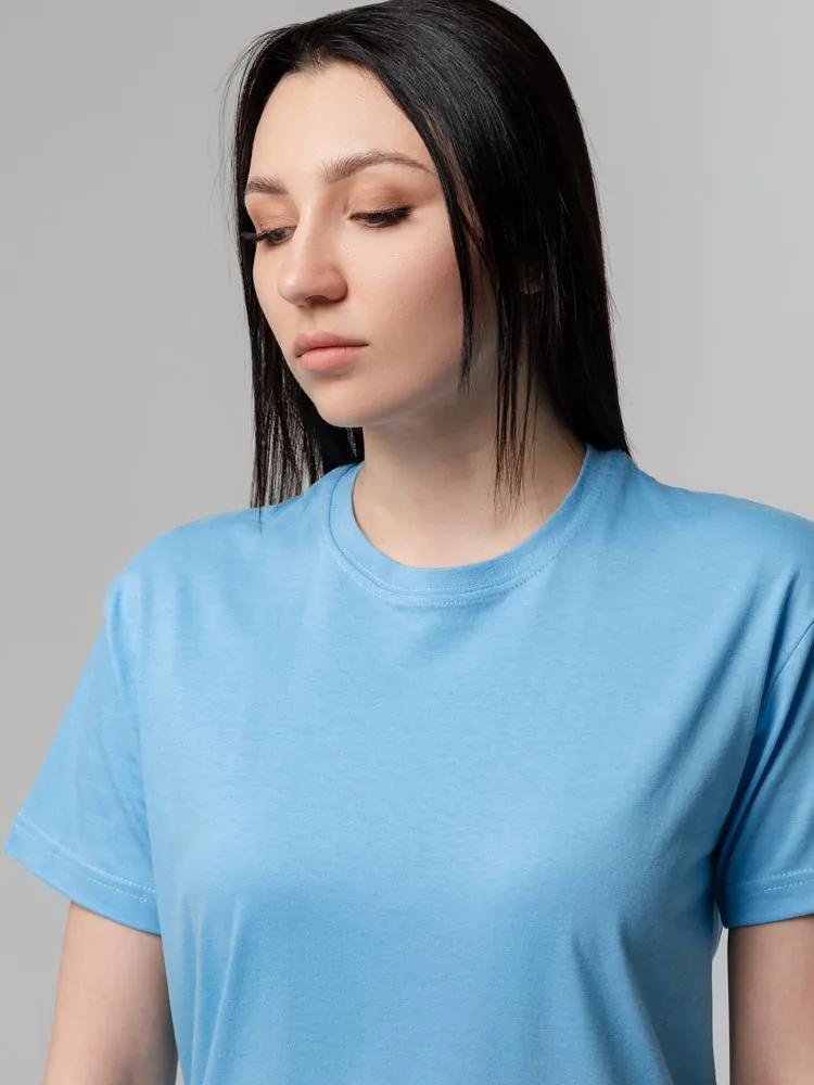 Футболка унисекс T-bolka 140, голубая арт.5190.14