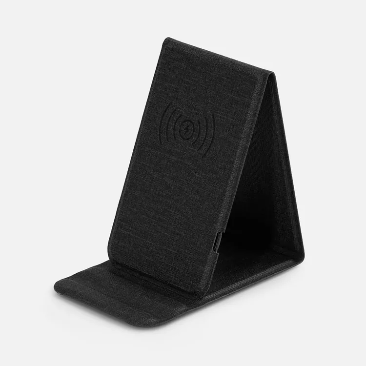 Подставка для смартфона с беспроводной зарядкой Kickstand, серая арт.17485.10