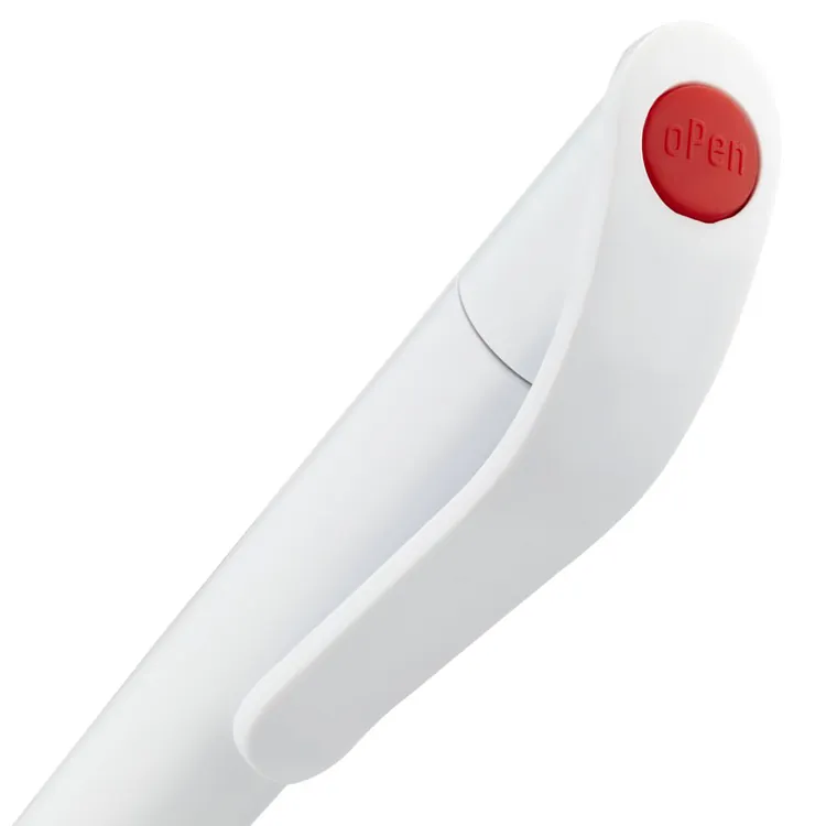 Ручка шариковая Grip, белая с красным арт.3321.65
