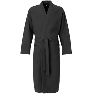 Халат вафельный Kimono, черный арт.17267.30