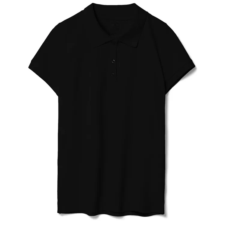 Рубашка поло женская Virma Lady, черная арт.2497.30