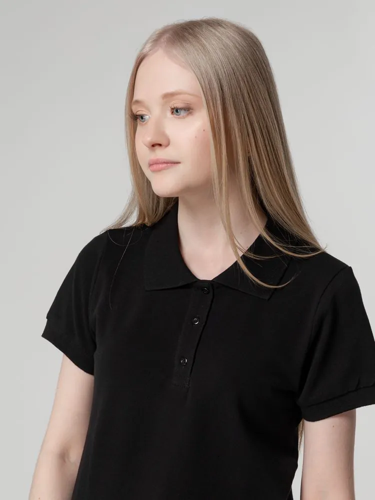 Рубашка поло женская Virma Lady, черная арт.2497.30