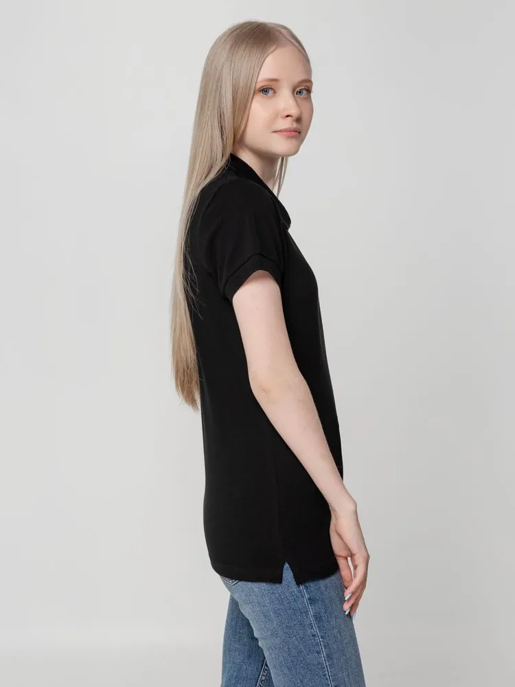 Рубашка поло женская Virma Lady, черная арт.2497.30