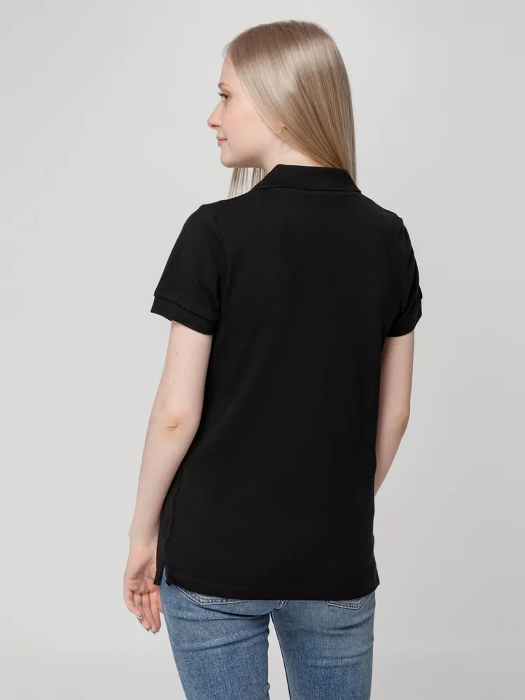 Рубашка поло женская Virma Lady, черная арт.2497.30
