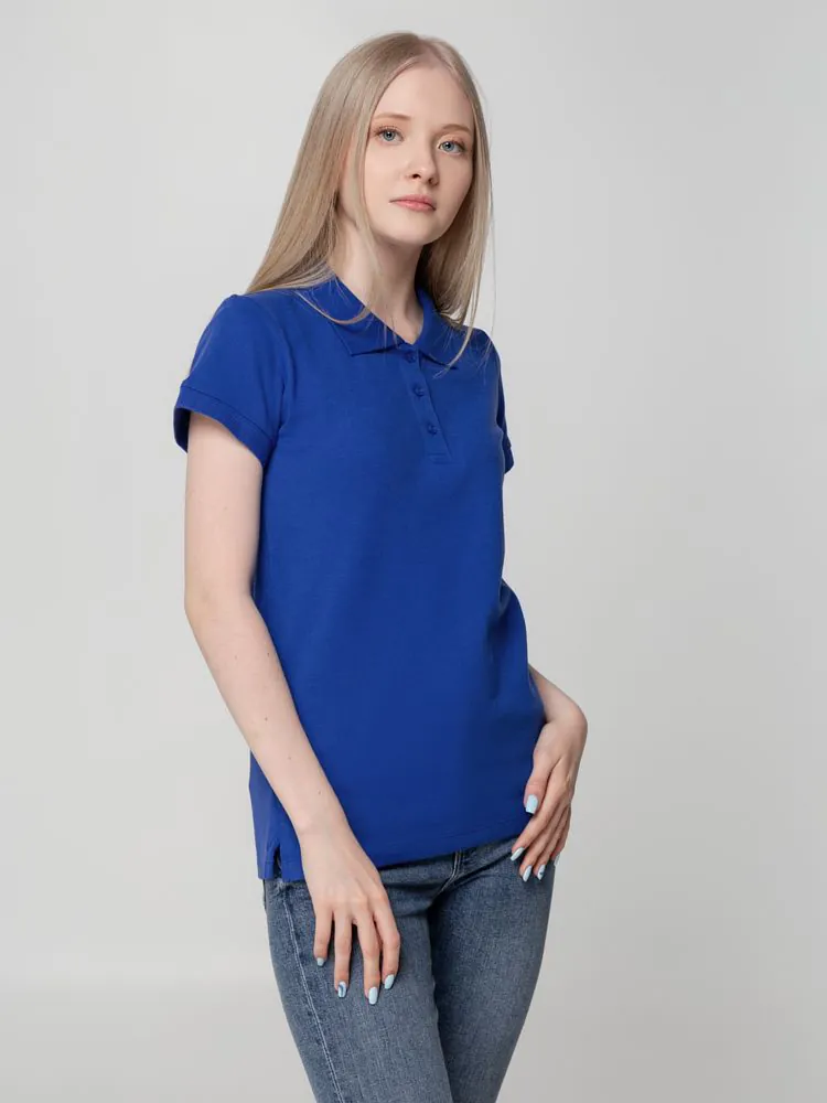Рубашка поло женская Virma Lady, ярко-синяя арт.2497.44