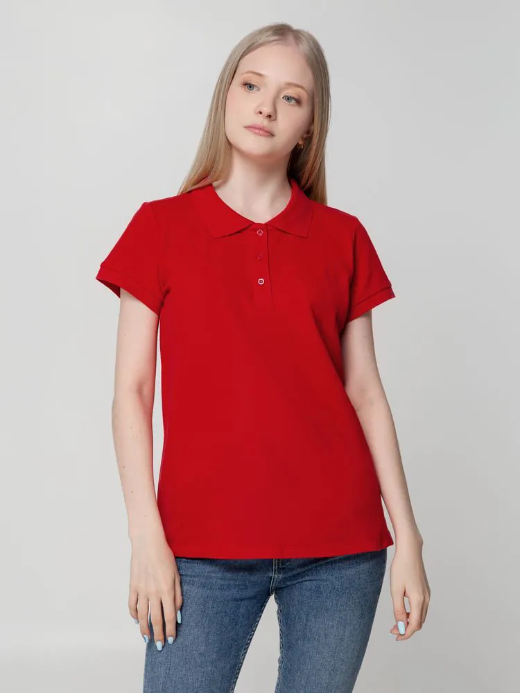 Рубашка поло женская Virma Lady, красная арт.2497.50
