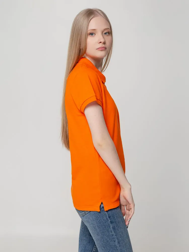 Рубашка поло женская Virma Lady, оранжевая арт.2497.20