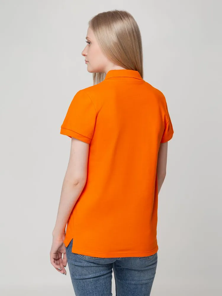 Рубашка поло женская Virma Lady, оранжевая арт.2497.20
