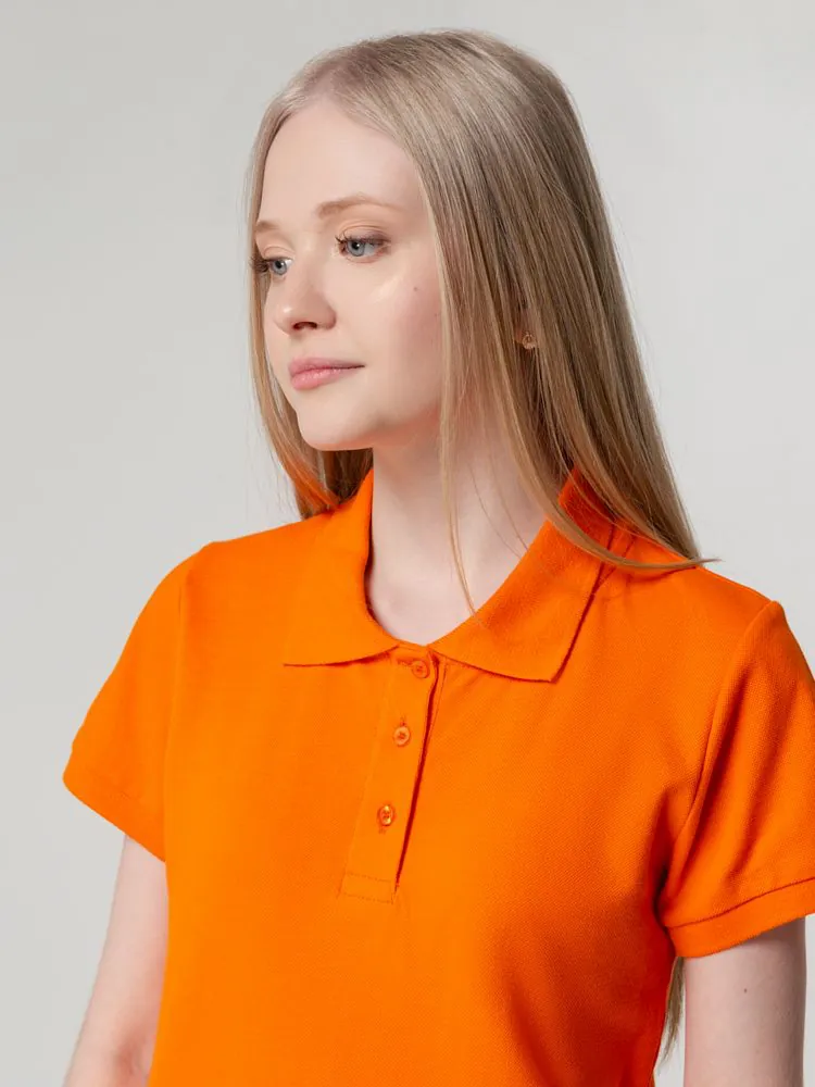 Рубашка поло женская Virma Lady, оранжевая арт.2497.20
