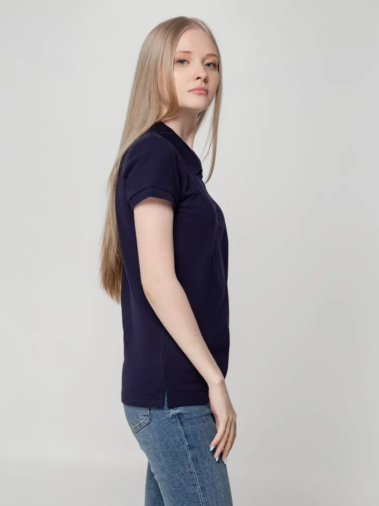 Рубашка поло женская Virma Lady, темно-синяя арт.2497.40