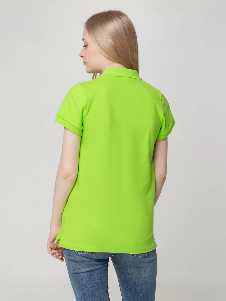 Рубашка поло женская Virma Lady, зеленое яблоко арт.2497.94