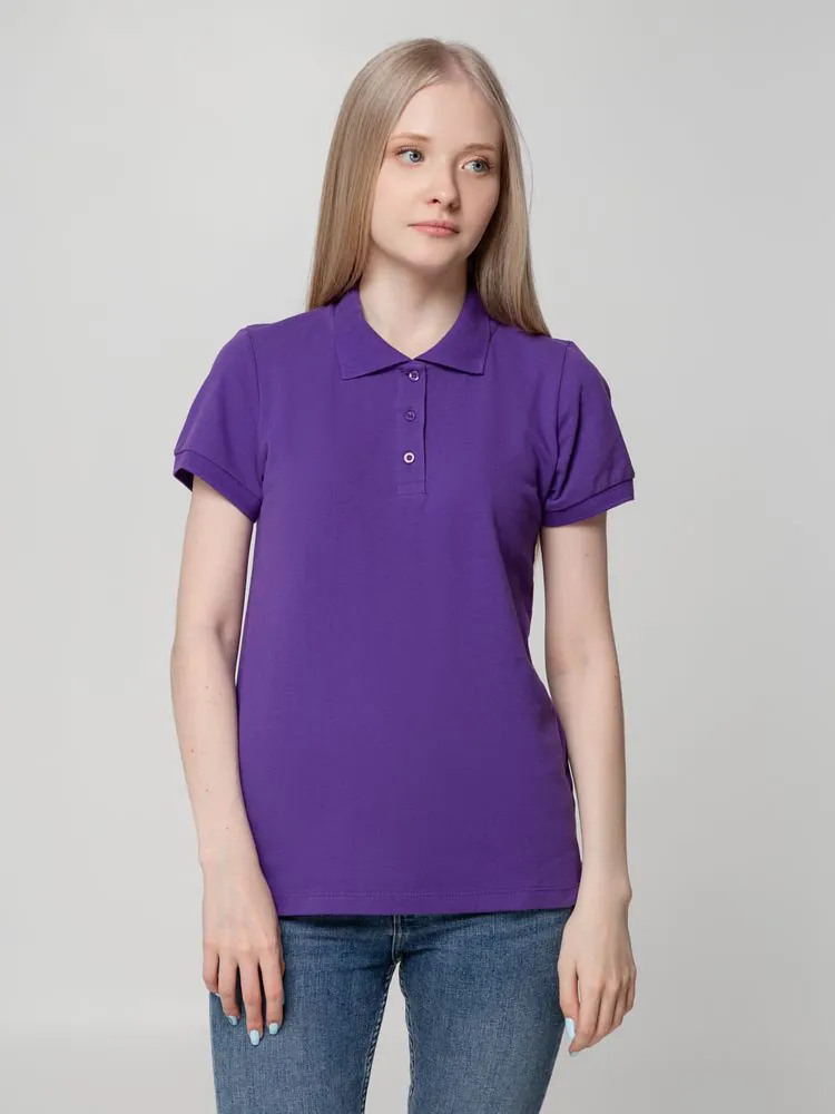 Рубашка поло женская Virma Lady, фиолетовая арт.2497.77