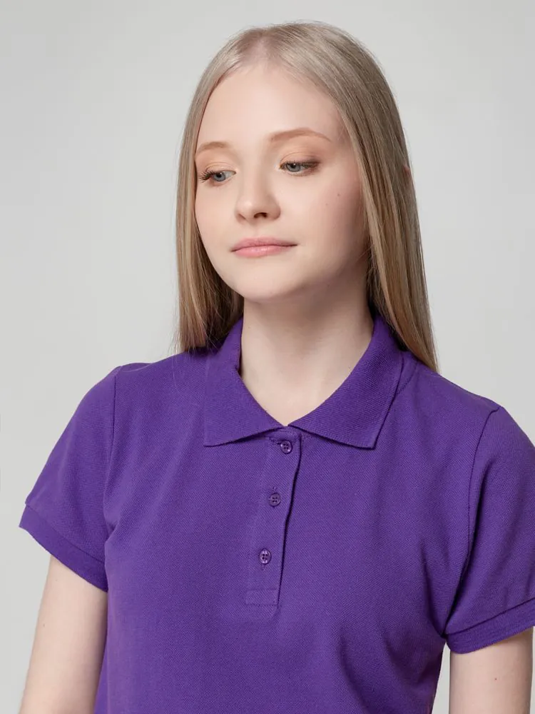 Рубашка поло женская Virma Lady, фиолетовая арт.2497.77