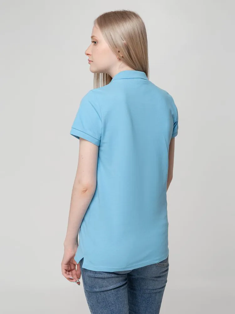 Рубашка поло женская Virma Lady, голубая арт.2497.14