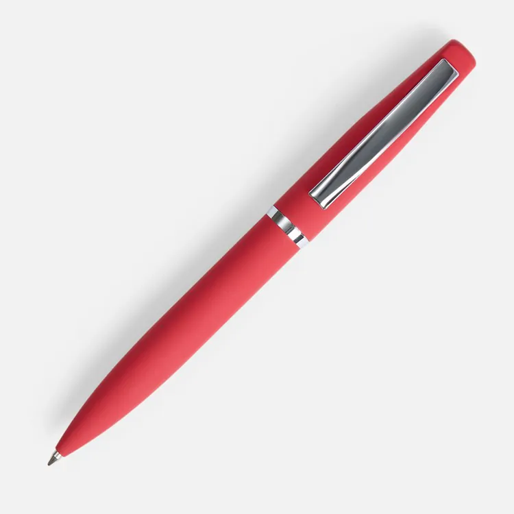 Ручка шариковая Bolt Soft Touch, красная арт.3140.50