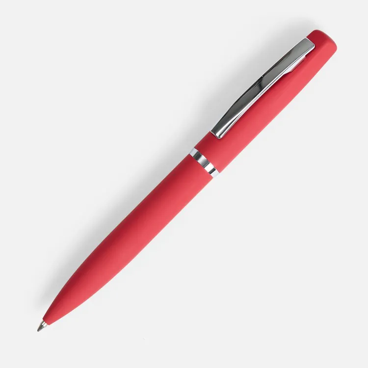 Ручка шариковая Bolt Soft Touch, красная арт.3140.50