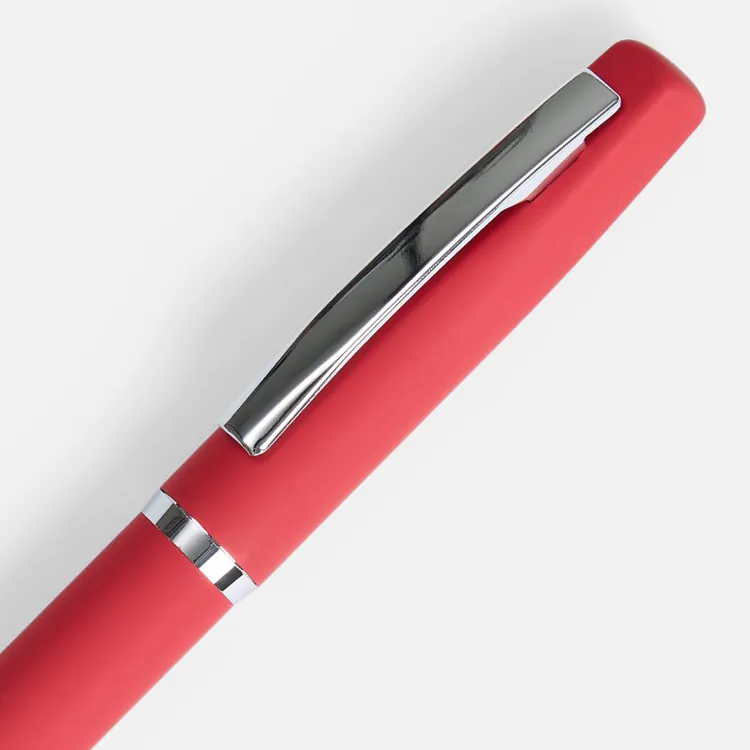 Ручка шариковая Bolt Soft Touch, красная арт.3140.50
