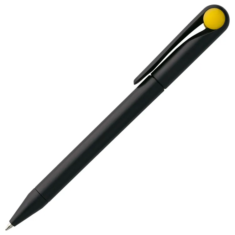 Ручка шариковая Prodir DS1 TMM Dot, черная с желтым арт.3425.38