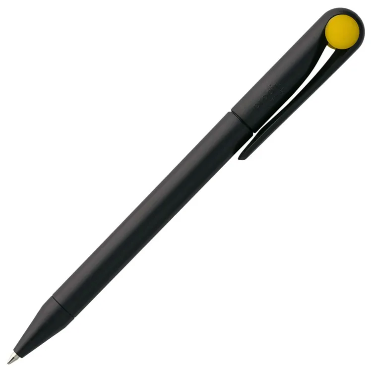 Ручка шариковая Prodir DS1 TMM Dot, черная с желтым арт.3425.38