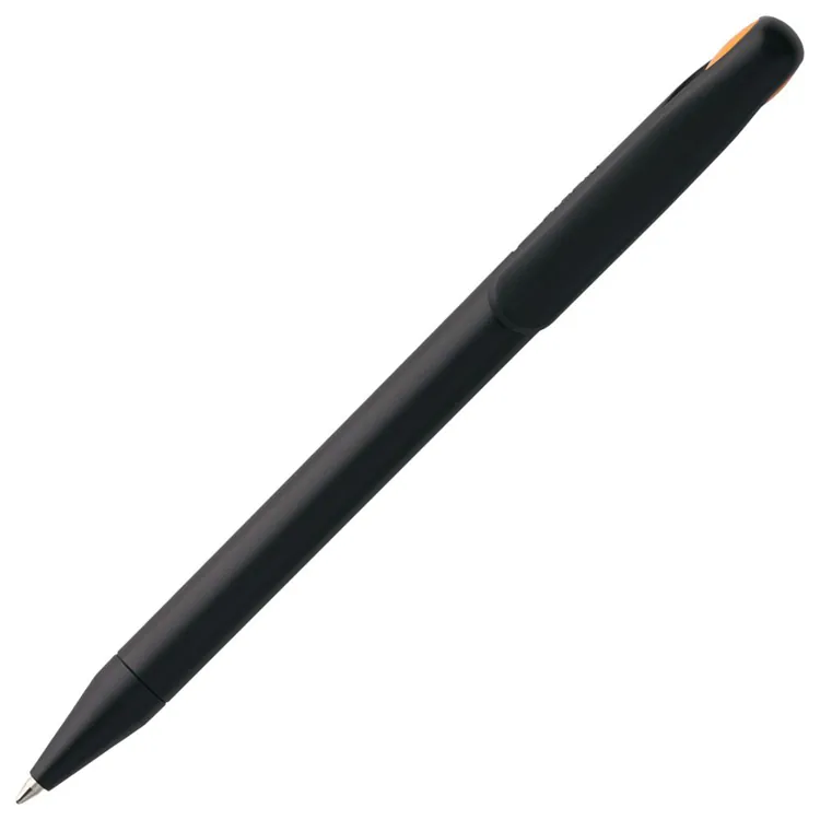 Ручка шариковая Prodir DS1 TMM Dot, черная с оранжевым арт.3425.32