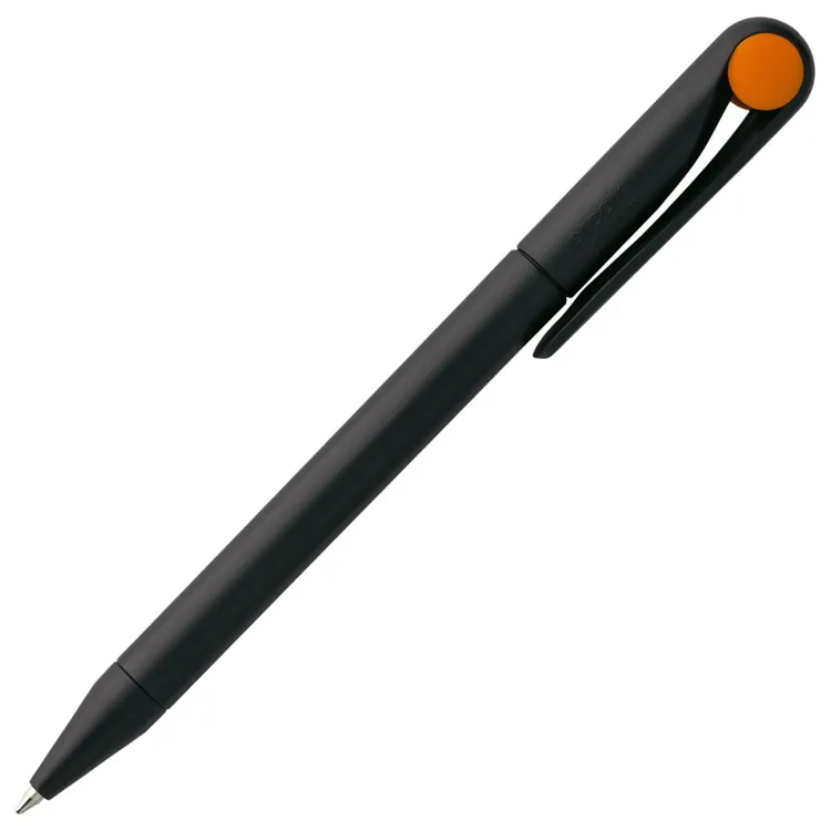 Ручка шариковая Prodir DS1 TMM Dot, черная с оранжевым арт.3425.32