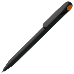 Ручка шариковая Prodir DS1 TMM Dot, черная с оранжевым арт.3425.32