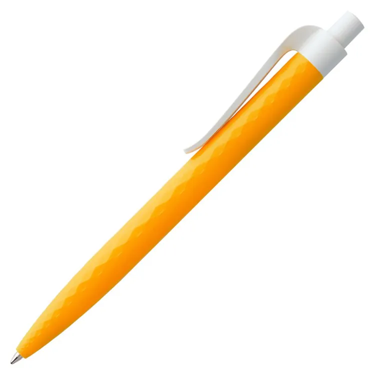 Ручка шариковая Prodir QS01 PMP-P, оранжевая с белым арт.1900.26