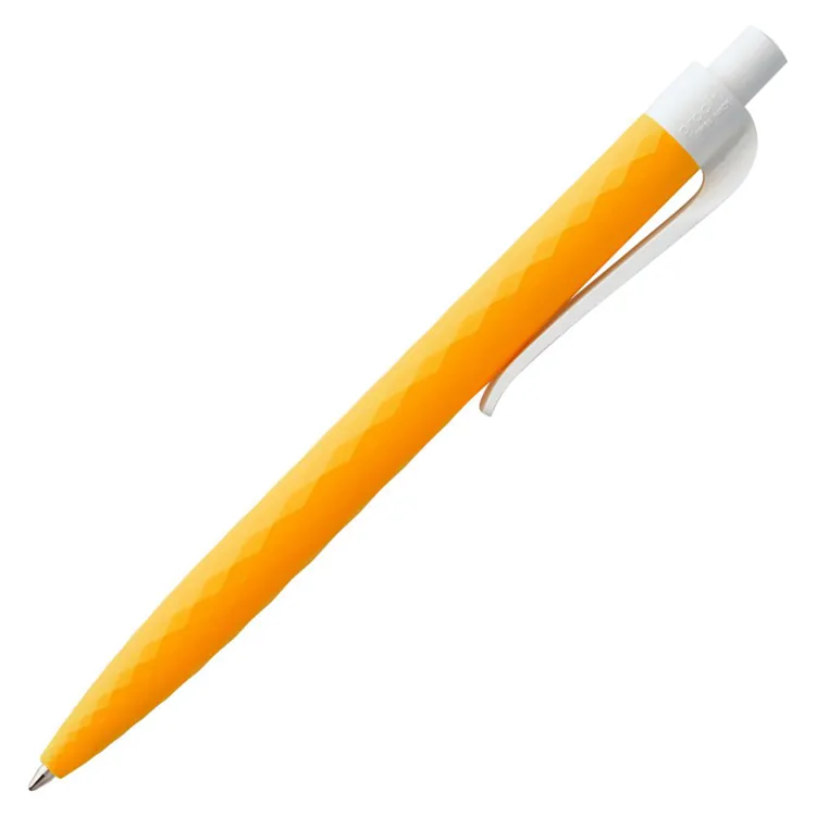 Ручка шариковая Prodir QS01 PMP-P, оранжевая с белым арт.1900.26