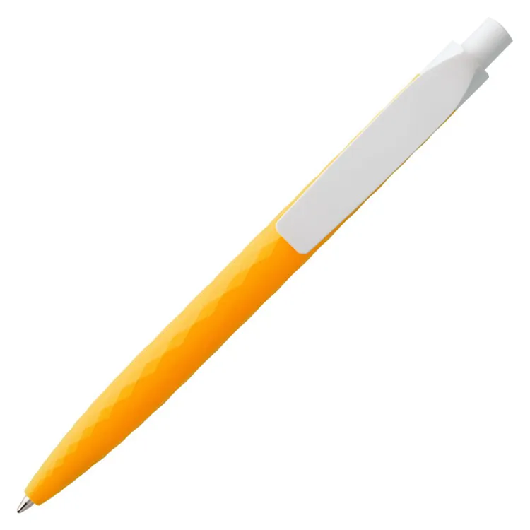 Ручка шариковая Prodir QS01 PMP-P, оранжевая с белым арт.1900.26