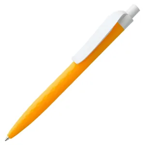 Ручка шариковая Prodir QS01 PMP-P, оранжевая с белым арт.1900.26