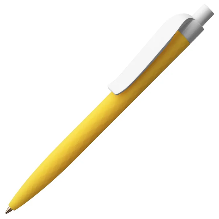Ручка шариковая Prodir QS01 PMP-P, желтая с белым арт.1900.86