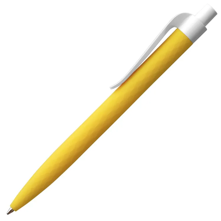 Ручка шариковая Prodir QS01 PMP-P, желтая с белым арт.1900.86