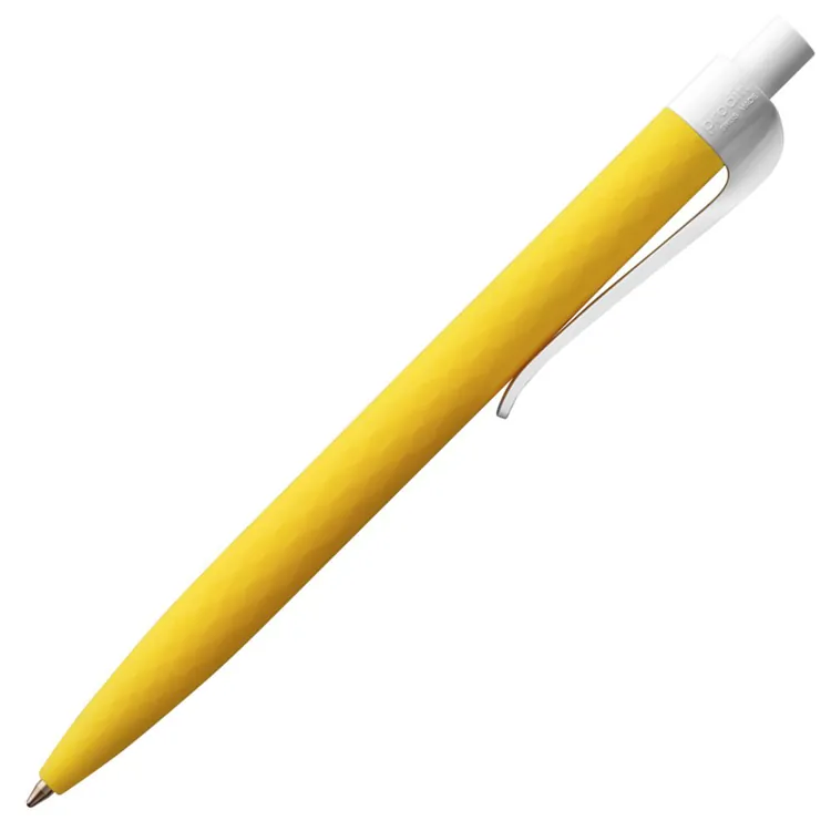 Ручка шариковая Prodir QS01 PMP-P, желтая с белым арт.1900.86