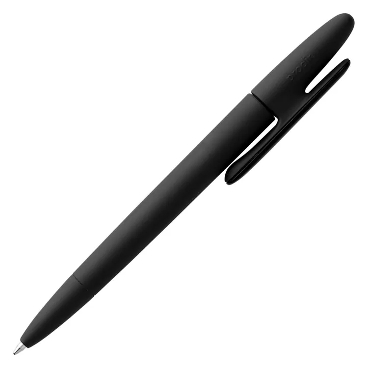 Ручка шариковая Prodir DS5 TRR-P Soft Touch, черная арт.3389.30