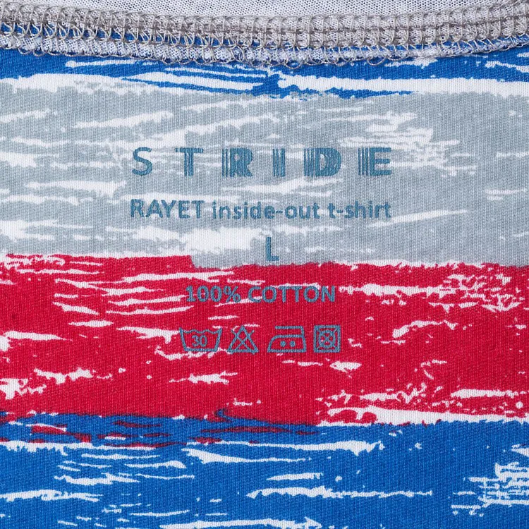 Футболка мужская Rayet двусторонняя, красная с синим арт.3481.50