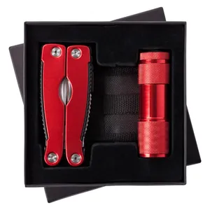 Набор Handmaster: фонарик и мультитул, красный арт.3495.50