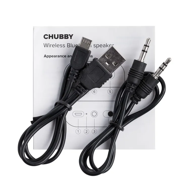 Беспроводная колонка Chubby, белая арт.7557.60