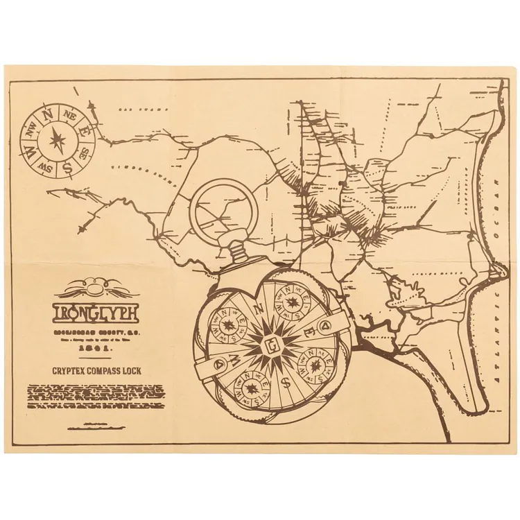 Флешка &laquo;Криптекс&raquo;&reg; Compass Lock, 64 Гб арт.6933.04