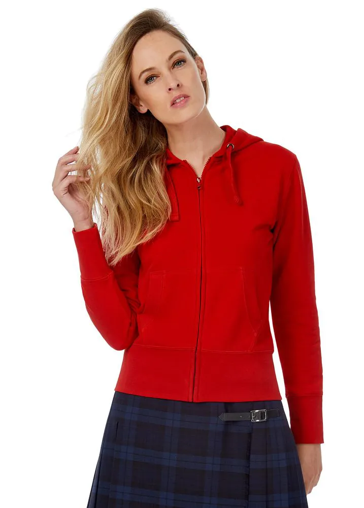 Толстовка женская Hooded Full Zip белая арт.WW642001
