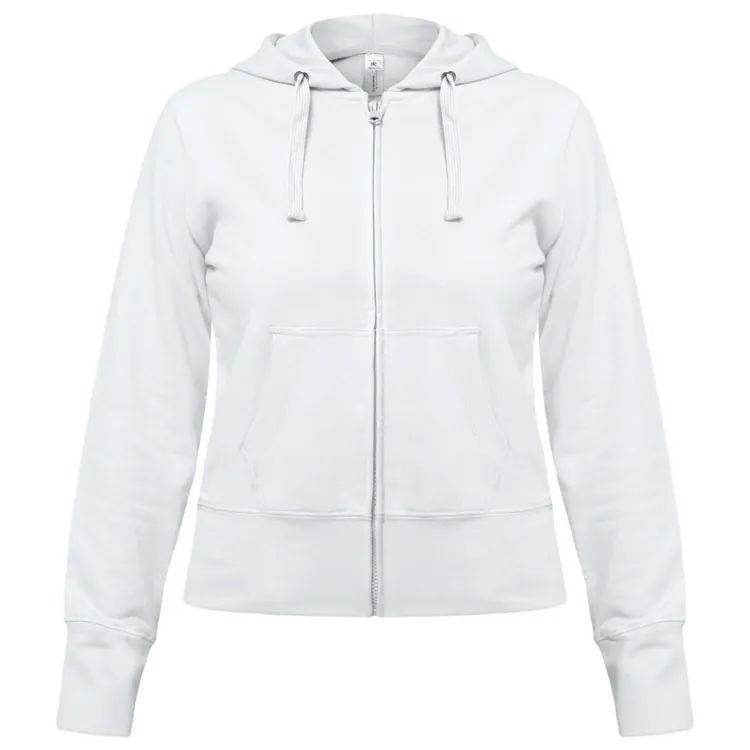 Толстовка женская Hooded Full Zip белая арт.WW642001