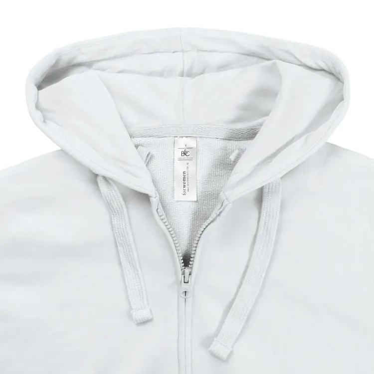 Толстовка женская Hooded Full Zip белая арт.WW642001