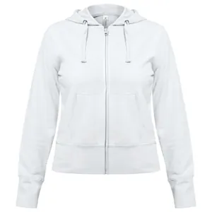 Толстовка женская Hooded Full Zip белая арт.WW642001