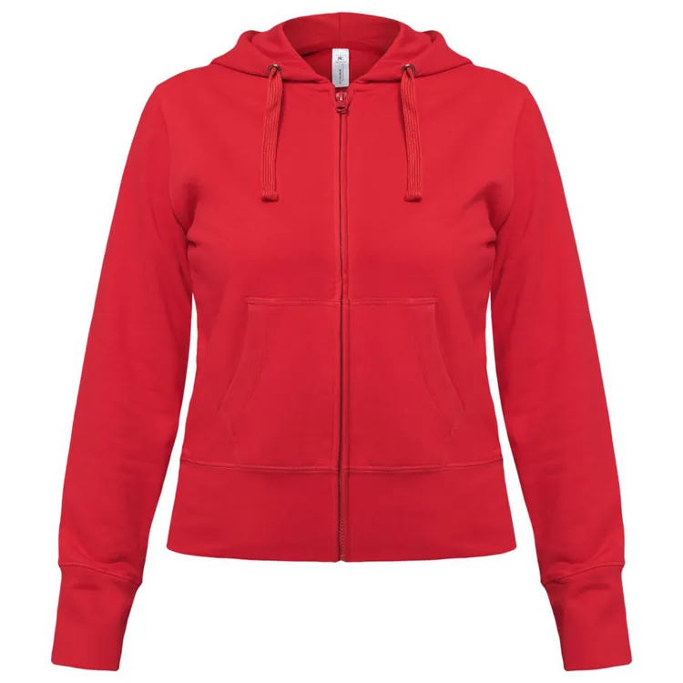 Толстовка женская Hooded Full Zip красная арт.WW642004
