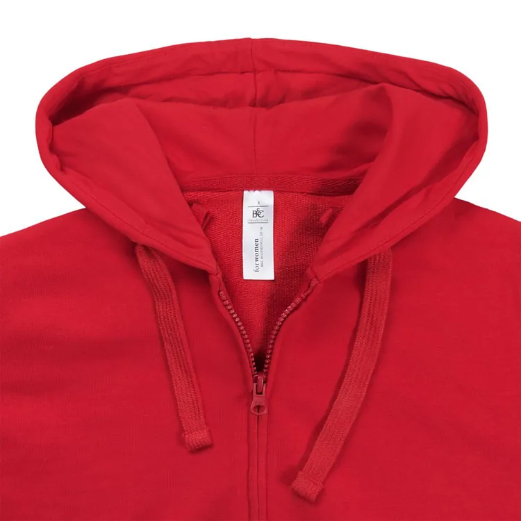 Толстовка женская Hooded Full Zip красная арт.WW642004