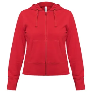 Толстовка женская Hooded Full Zip красная арт.WW642004